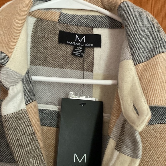 Magaschoni Flannel Tan/grey - Picture 2 of 2